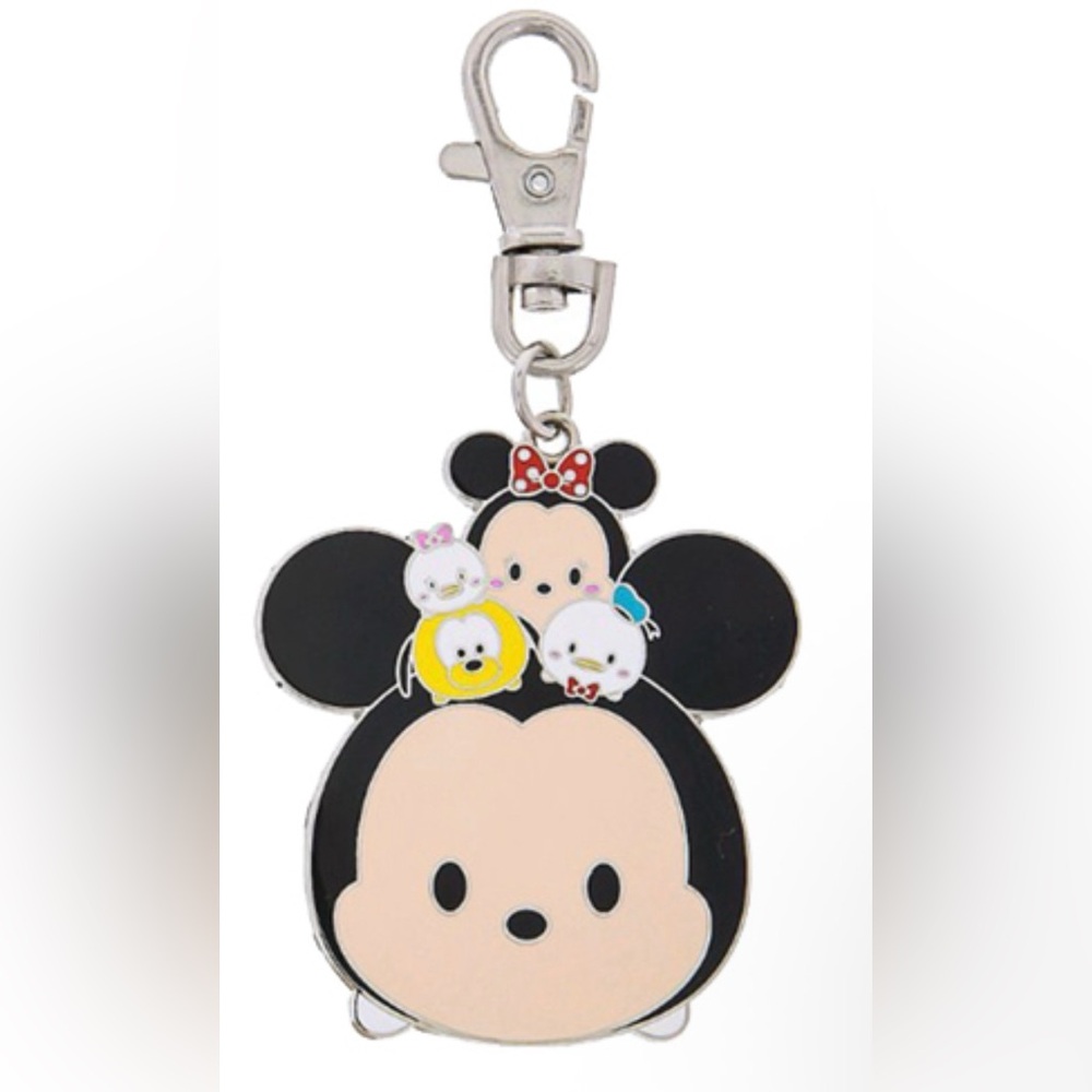 Disney Parks Tsum Tsum Mickey and Friends Pin Trading Lanyard Medal